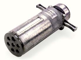 15-710, 7 WAY PLUGS AND RECEPTACLES, TRACTOR/TRAILER CONNECTORS, TRUCK ...